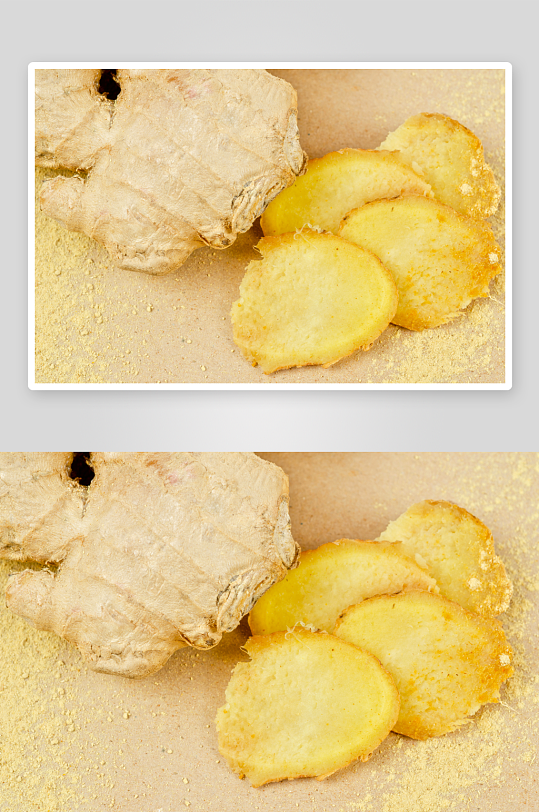 生姜姜片图片素材-众图网