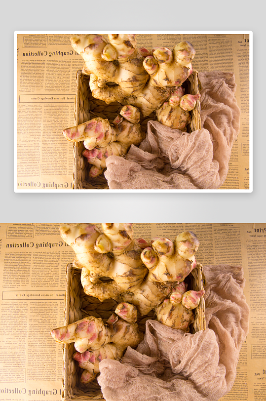 生姜姜片高清图片素材-众图网