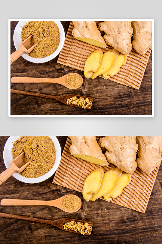 生姜姜片高清图片素材-众图网