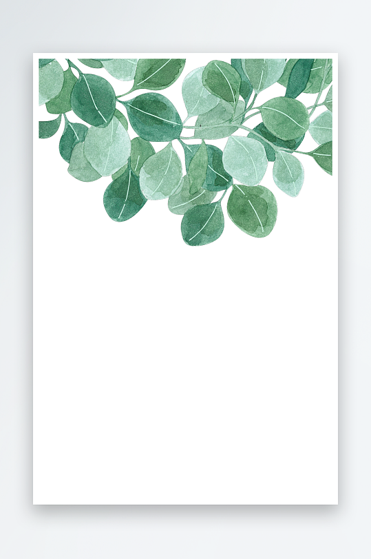 森系植物树叶绿叶图片-众图网