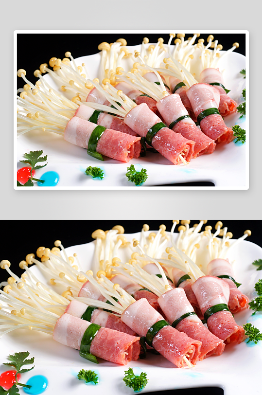 火锅菌类配菜摄影图片-众图网