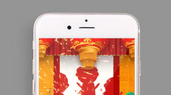 虎年快乐灯笼卷轴朋友圈拜年视频模板文件夹-众图网