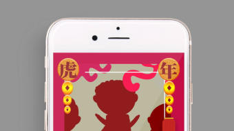 手机竖屏贺岁拜年虎年吉祥视频素材文件夹-众图网