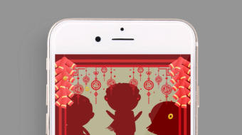 红色喜庆鞭炮新年传统边框企业拜年视频模板-众图网