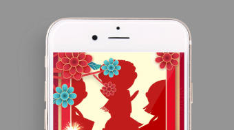 唯美虎年创意卷轴框新春企业拜年视频模板-众图网