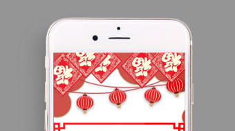 喜庆灯笼手机拜年祝福春节视频模板文件夹-众图网