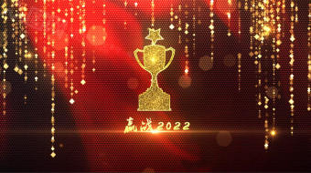 珠帘粒子奖杯年会颁奖视频模板-众图网