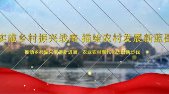 2022新农村乡村振兴扶贫攻坚党政视频-众图网