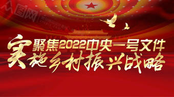 聚焦2022乡村振兴建设全面小康党建视频-众图网