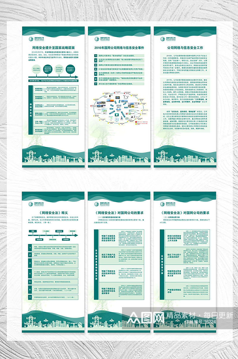国家电网供电局宣传展架素材