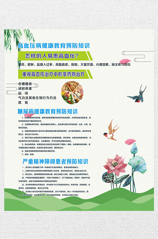 手册科技健康生活之高血压预防知识高血压预防知识健康教育宣传栏展板
