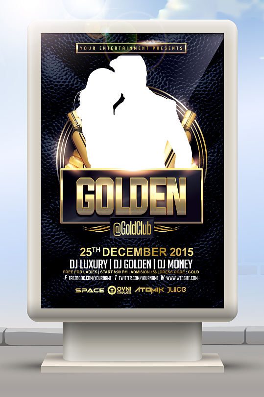 歌厅ktv宣传海报