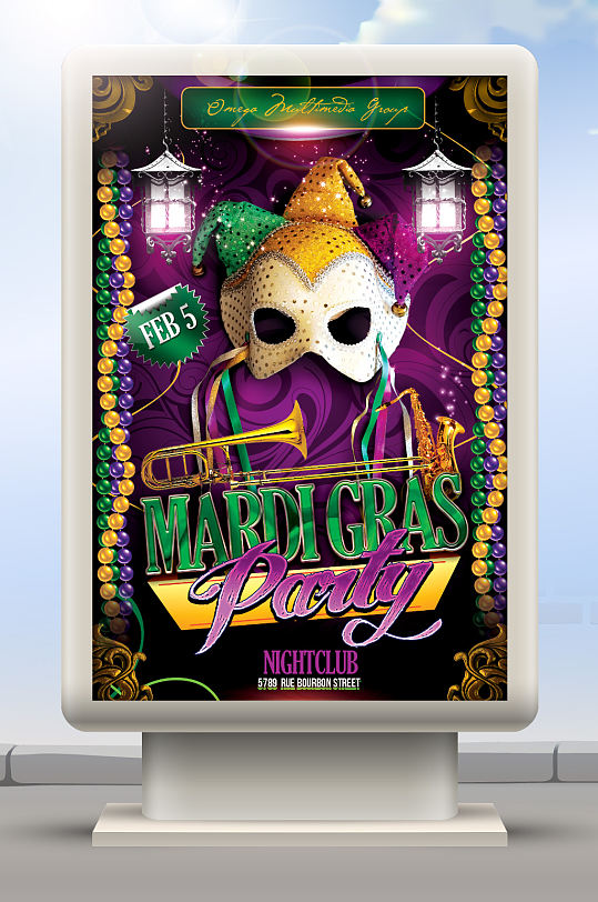 化妆舞会背景素材