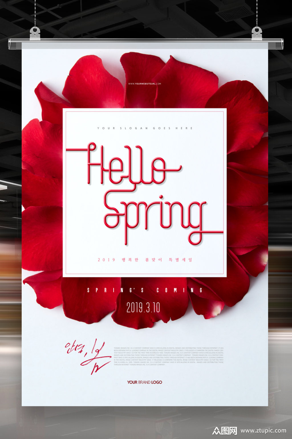 海报设计花瓣模板下载-编号87799-众图网