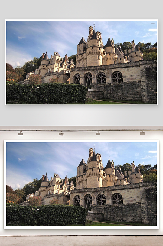 欧式古堡建筑景观-众图网