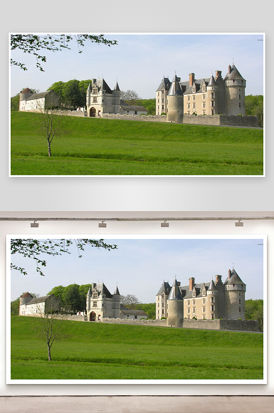 欧式古堡建筑风光-众图网