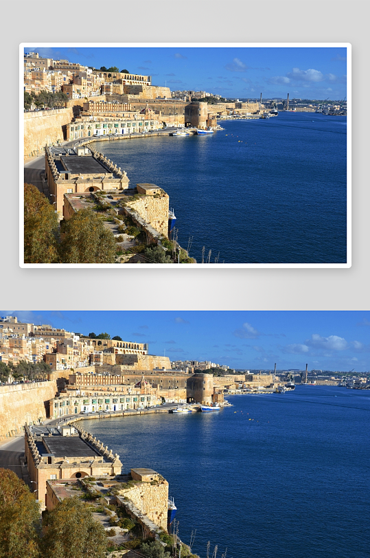 海滨古城风光照片摄影-众图网