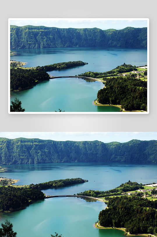 湖光山色美景如画-众图网