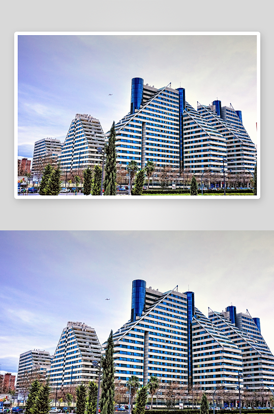 现代都市建筑群景观-众图网