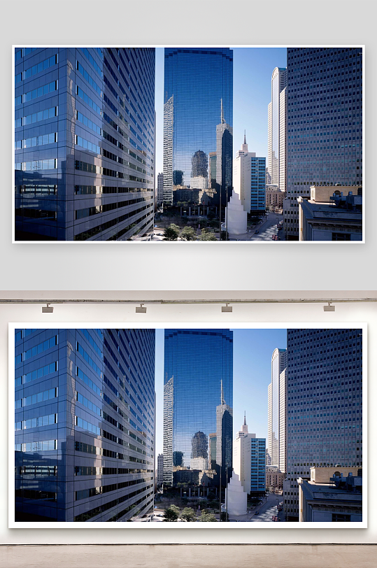 现代都市高楼林立景象-众图网