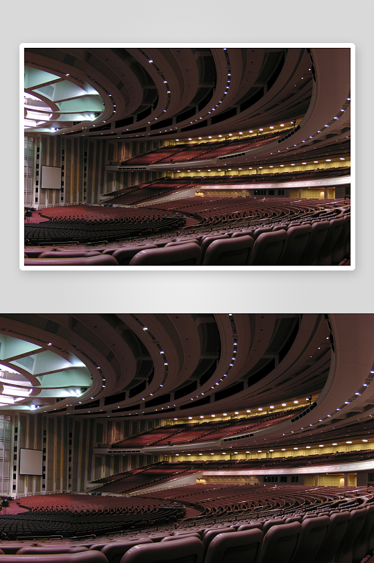 空旷剧院内部视角-众图网