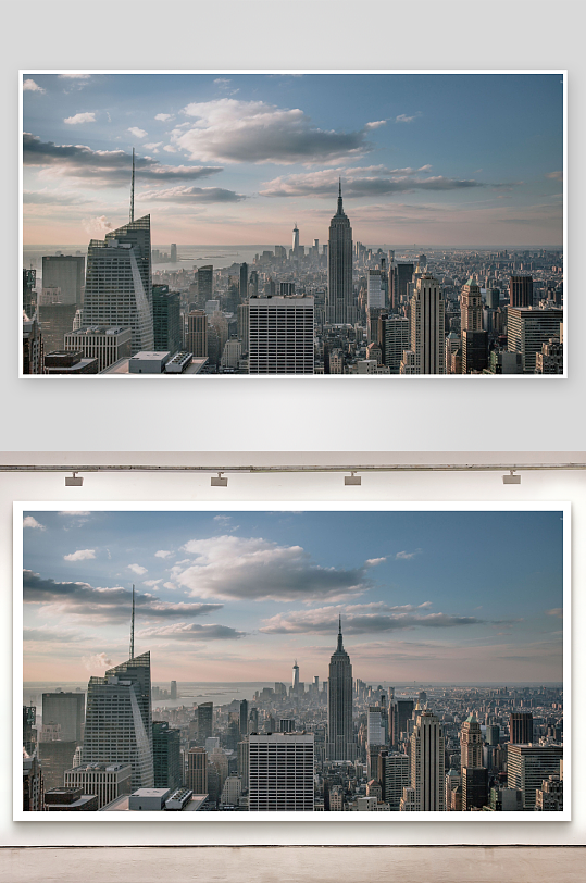 纽约天际线城市风光-众图网