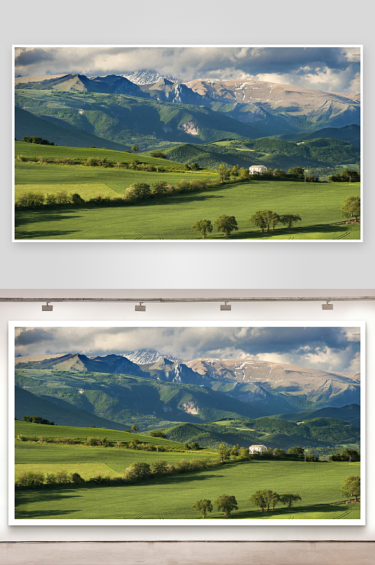 青山绿野风光图照片摄影-众图网