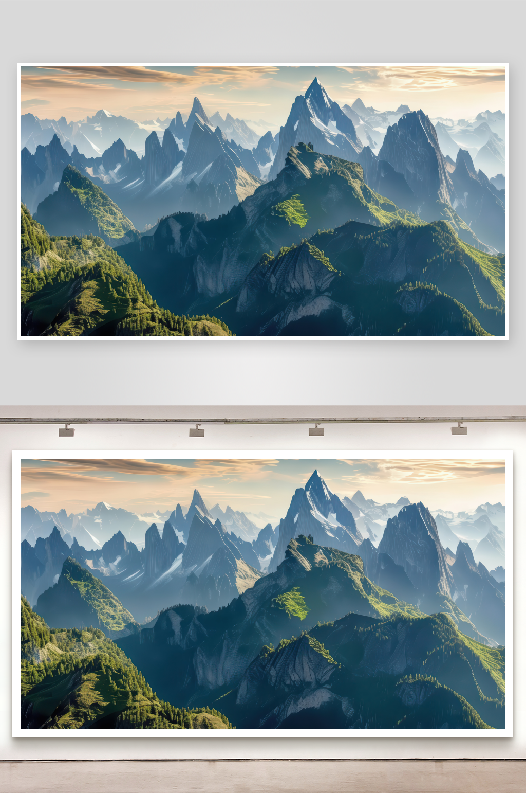 群峰竞秀各展风华绝代素材