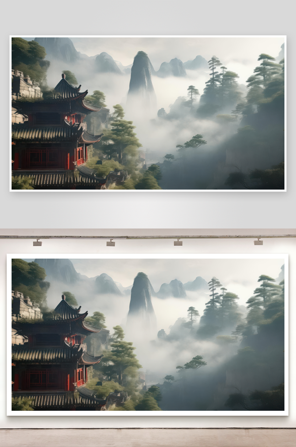 青城山道教发源地幽图片素材