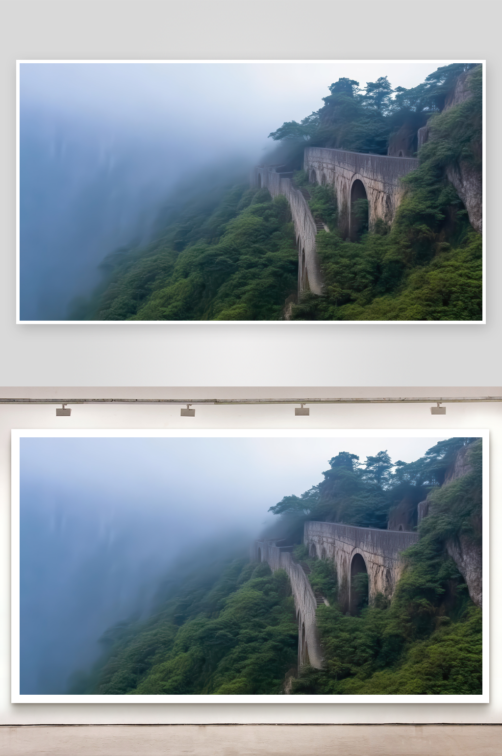 广元剑门关蜀道难上图片素材