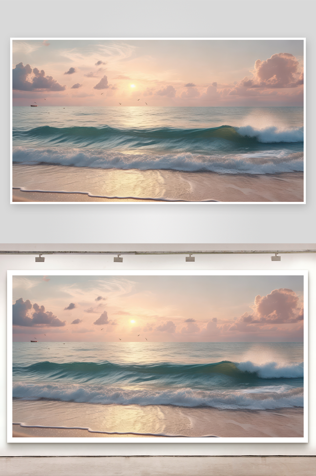 海浪声声伴你岁岁平安素材