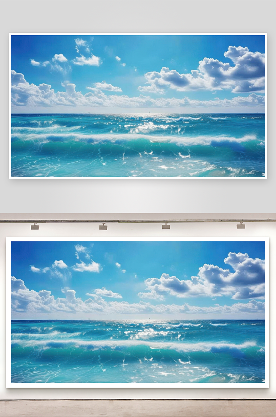 海上晴空风景美到极致-众图网