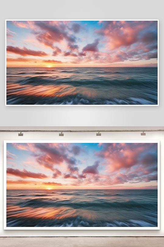 海天一色美得不可方物图片-众图网