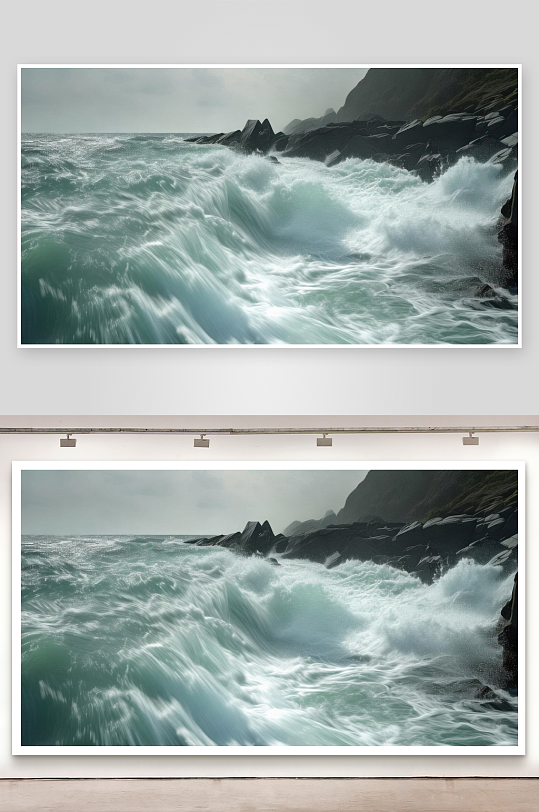 海峡狭窄水流湍急之处-众图网