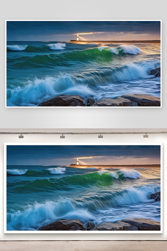 海浪声声是最美的旋律背景图-众图网