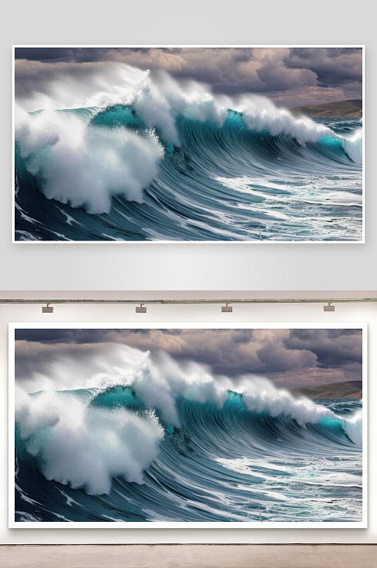 海浪起伏如同人生起伏-众图网