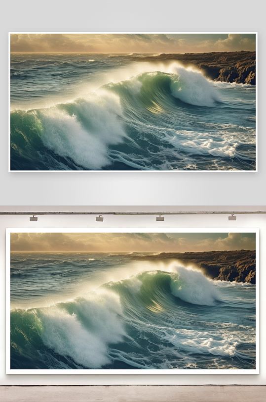 海浪起伏谱写人生乐章-众图网