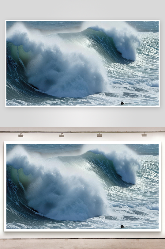 海浪起伏谱写人生乐章图片-众图网