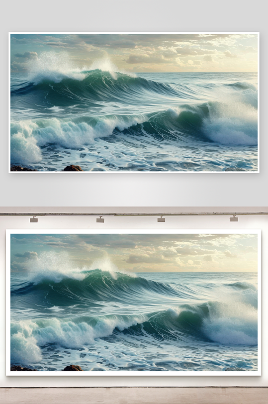 海浪起伏谱写大海诗篇-众图网