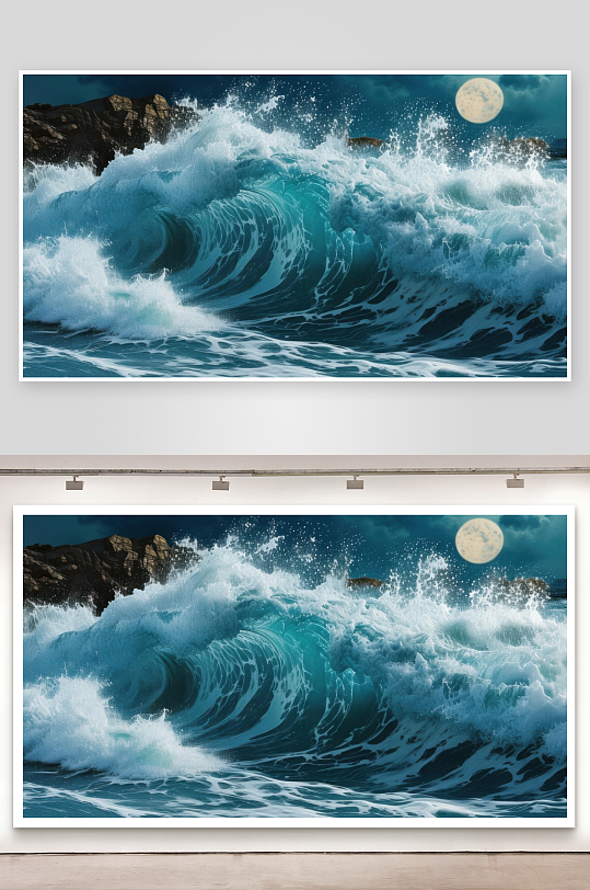 海浪起伏谱写生命乐章-众图网