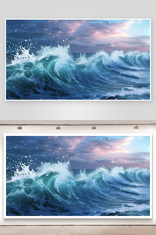 海浪起伏谱写生命旋律-众图网