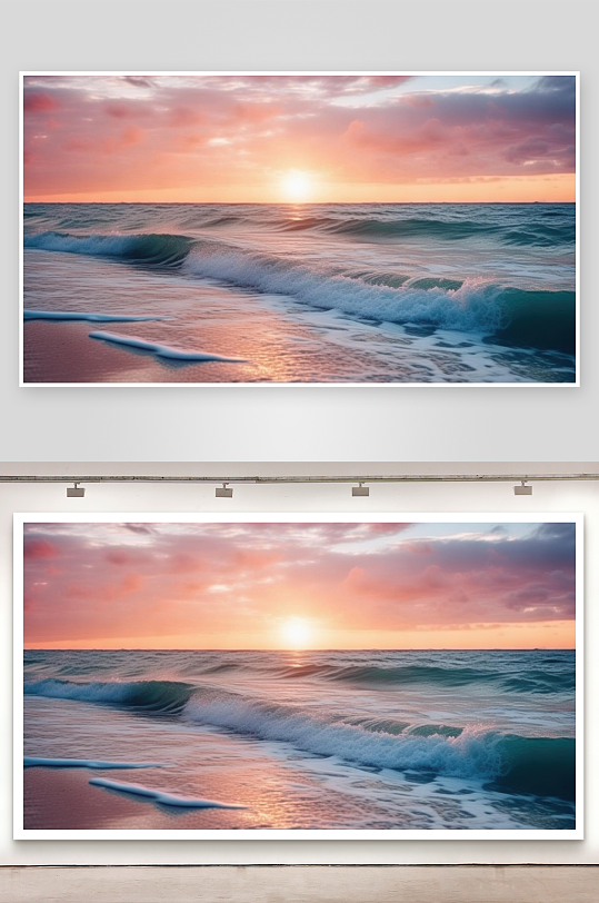 海边黄昏治愈所有心灵-众图网