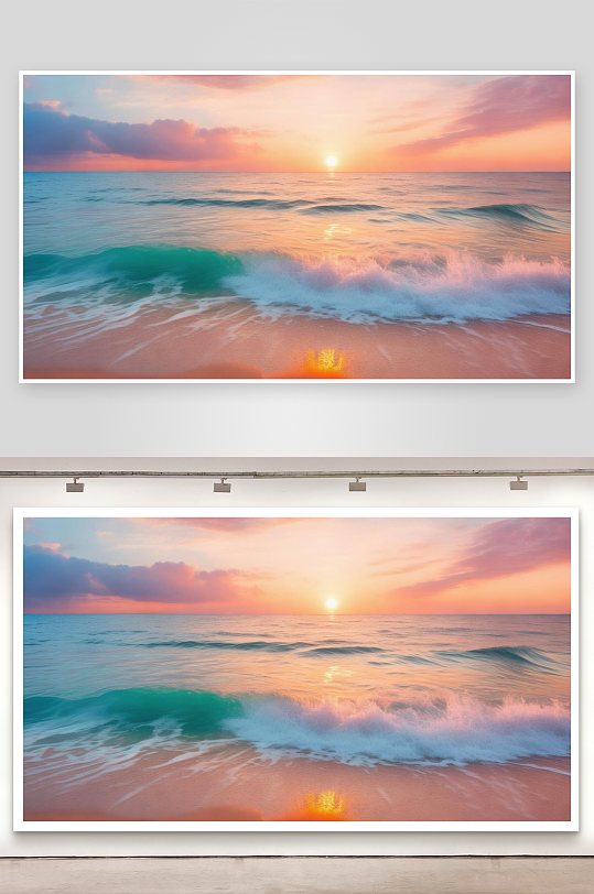 海边黄昏温柔整个世界-众图网