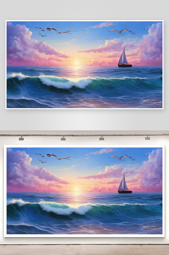 海风吟唱治愈所有心灵背景图-众图网