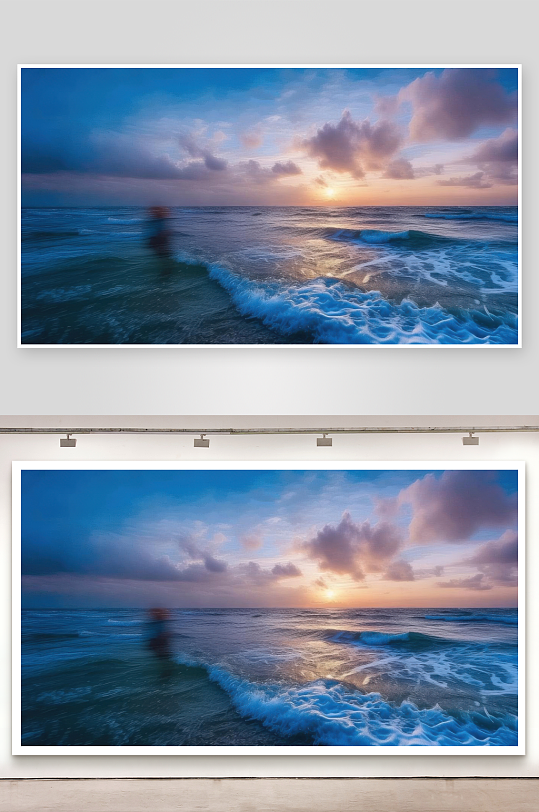 海风微凉吹散心中迷茫-众图网