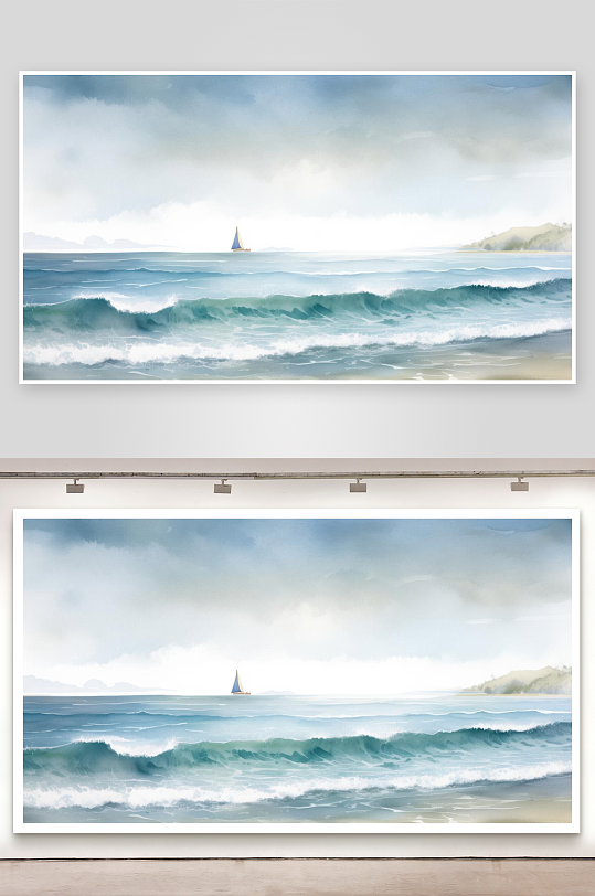 海风微凉带来大海气息背景图-众图网