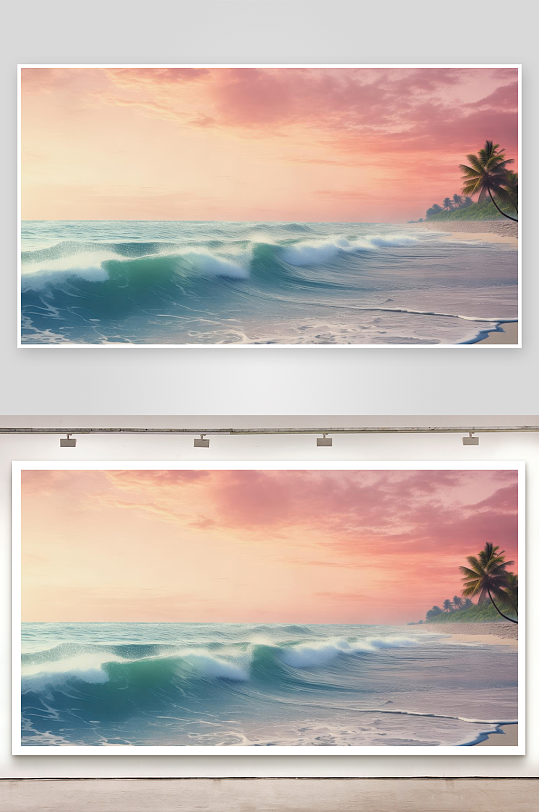 海风微凉带来安心感受背景图-众图网