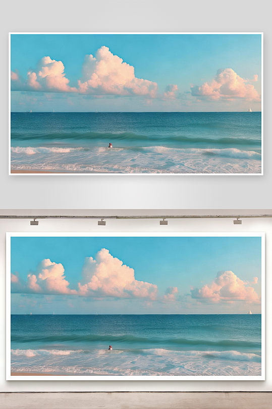 海风拂面忘却所有烦恼背景图-众图网