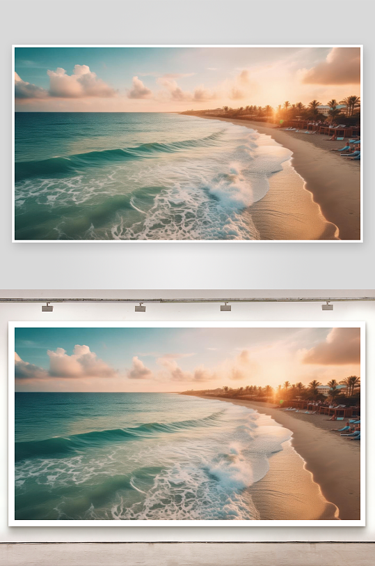 海风清爽带来惬意时光图片-众图网