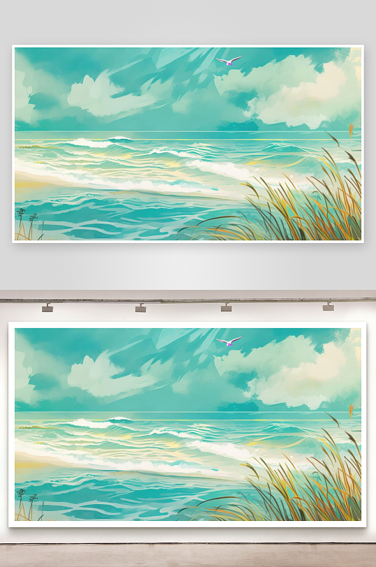 海风清爽带来轻松心情背景图-众图网